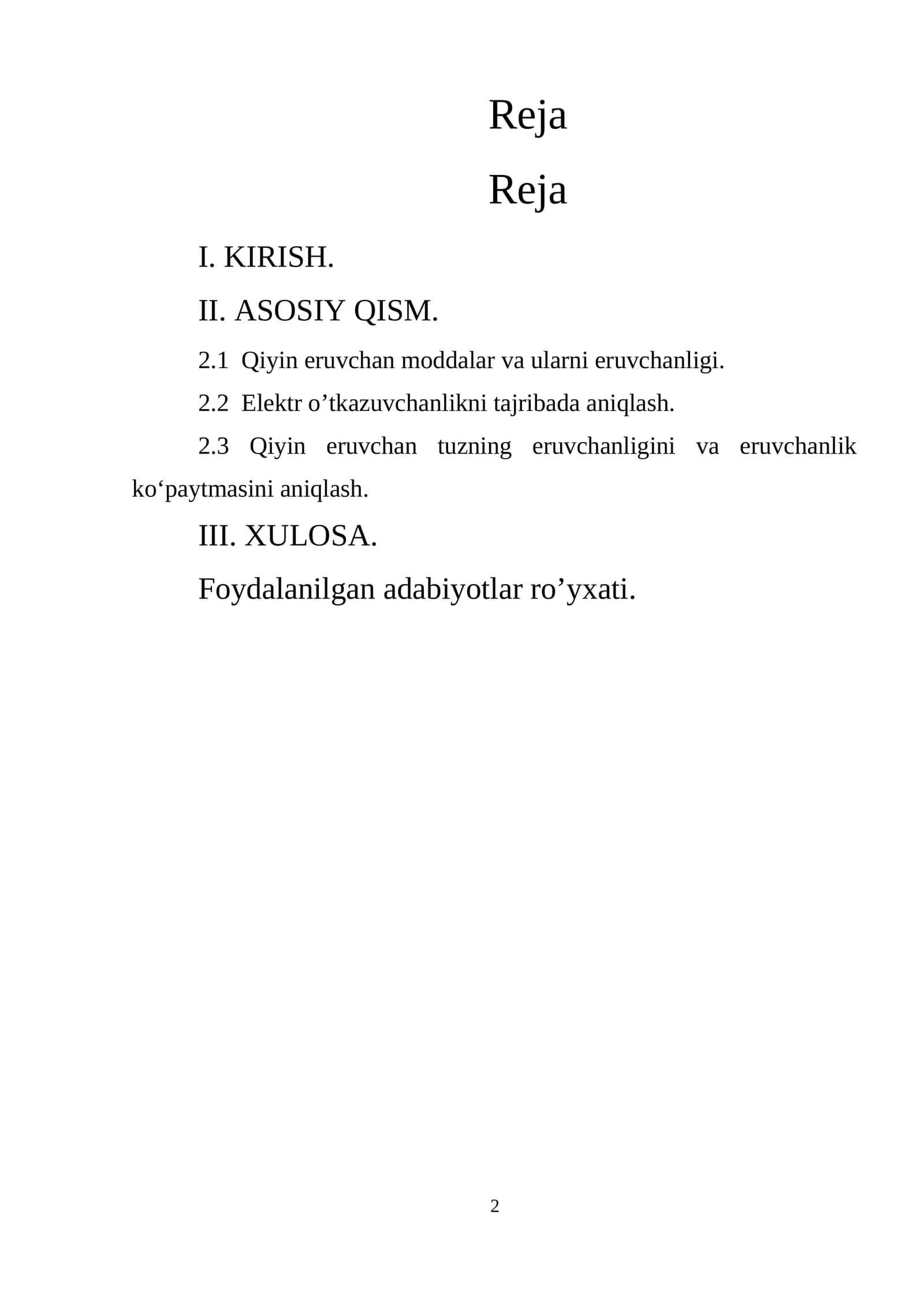 Eruvchanlikning moddalar bo'yicha tahlili, qiyinlik va eruvchanlik ko‘paytmasi 1