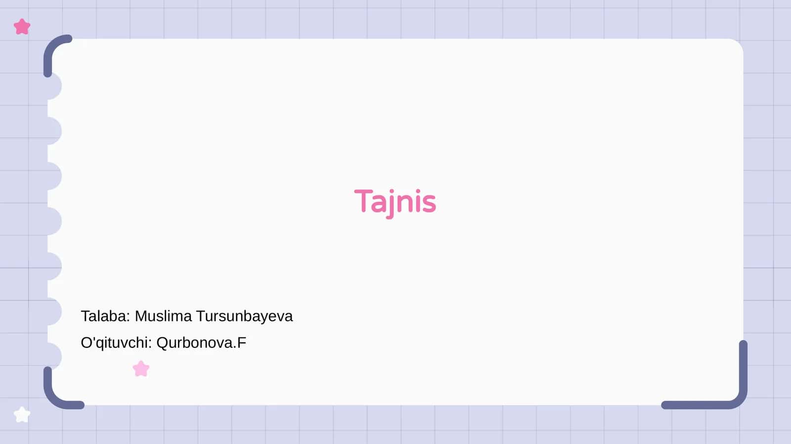 Tajnis