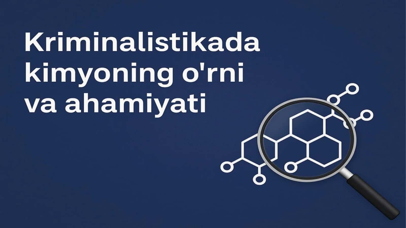 Kriminalistikafanining qisqacha ta'rifi