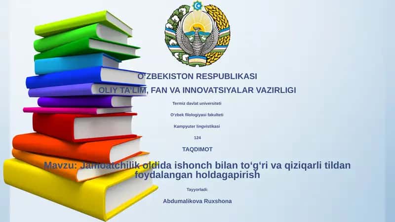 Jamoatchilik oldida ishonch bilan to'g'ri va qiziqarli tildan foydalangan holdagapirish