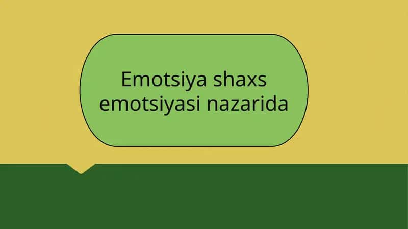 Emotsiya va uning mohiyati
