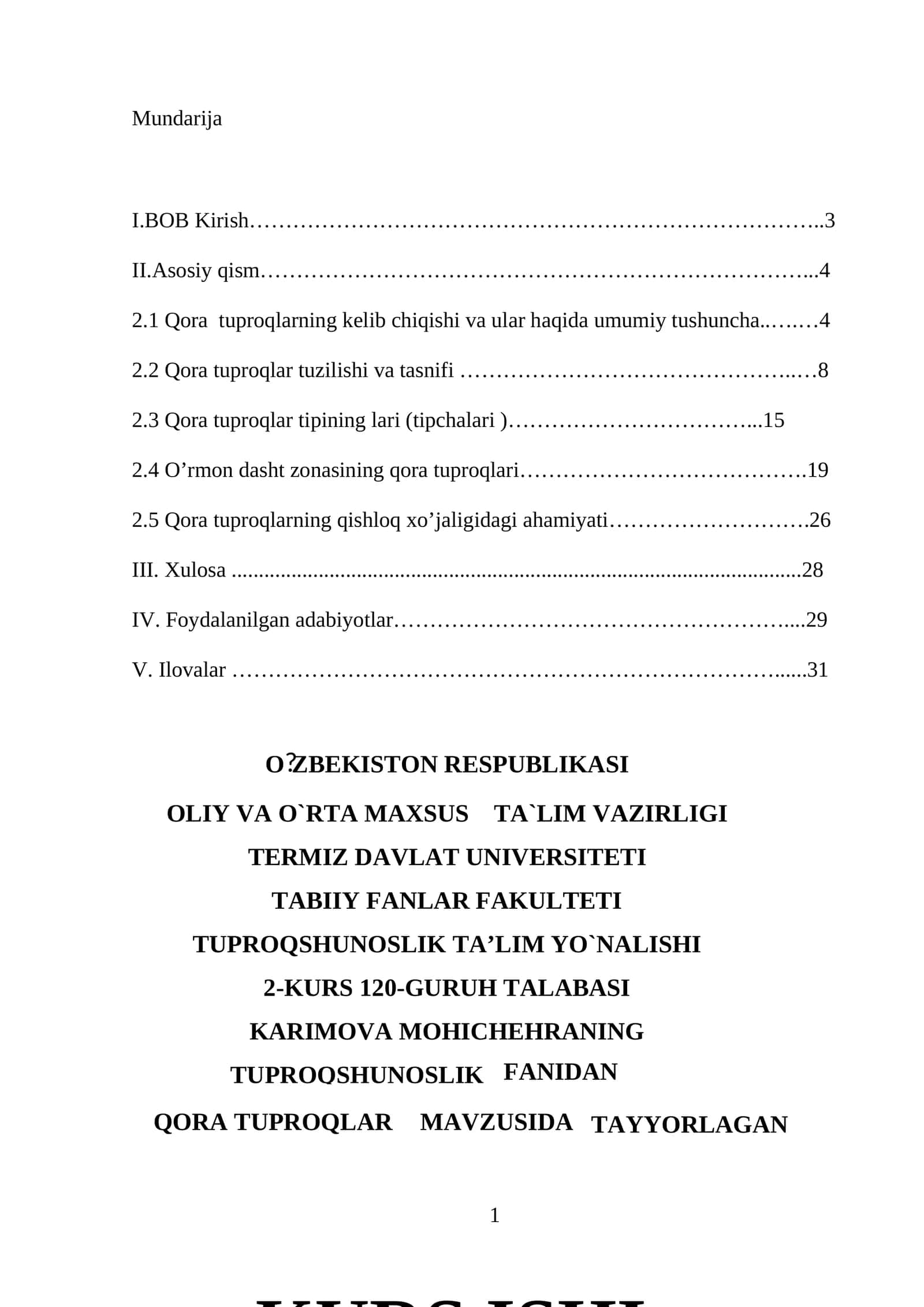 QORA TUPROQLAR