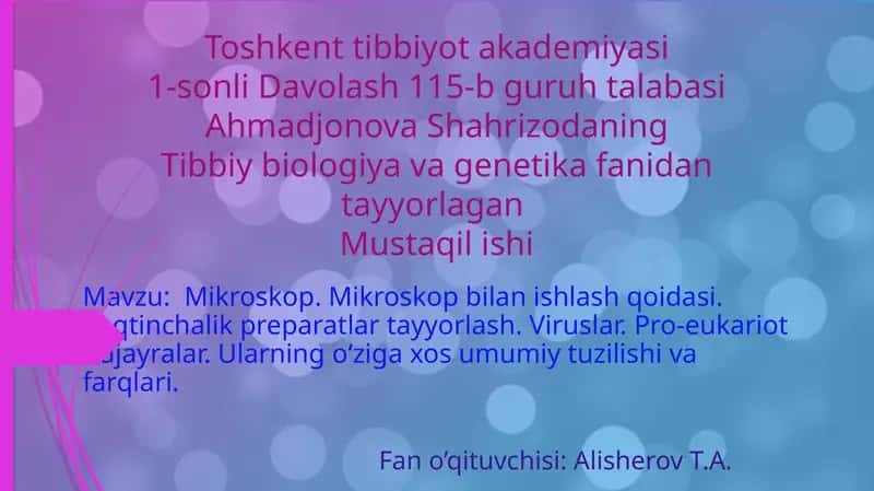Mikroskop