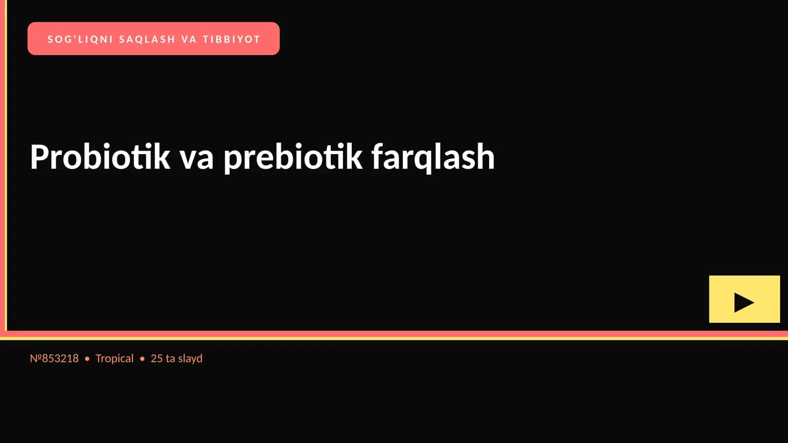 Probiotik va prebiotik farqlash