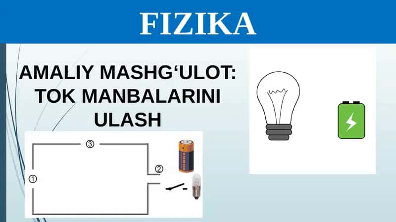 tok manbalarini ulash 1