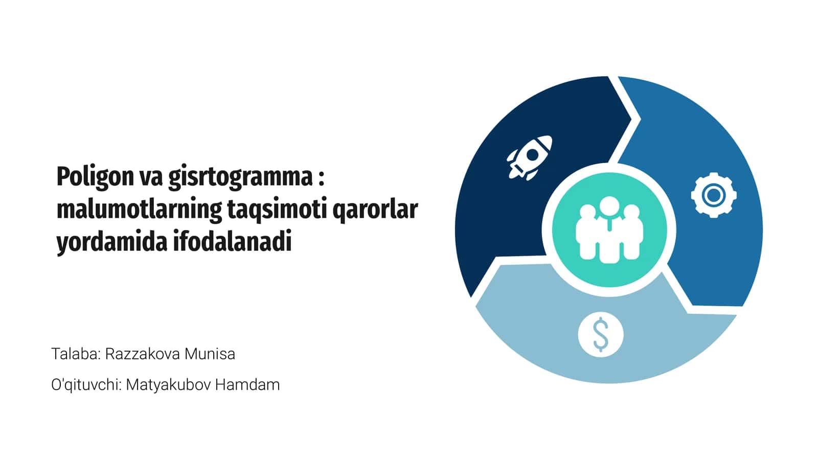 Poligon va gisrtogramma: malumotlarning taqsimoti qarorlar yordamida ifodalanadi