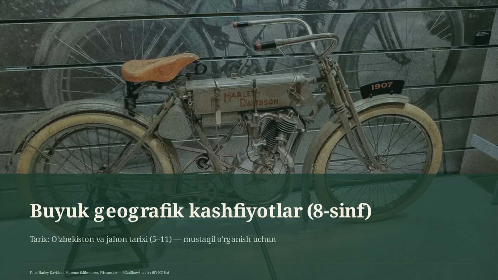 Buyuk geografik kashfiyotlar (8-sinf)