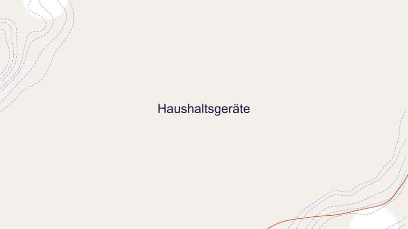 Haushaltsgeräte