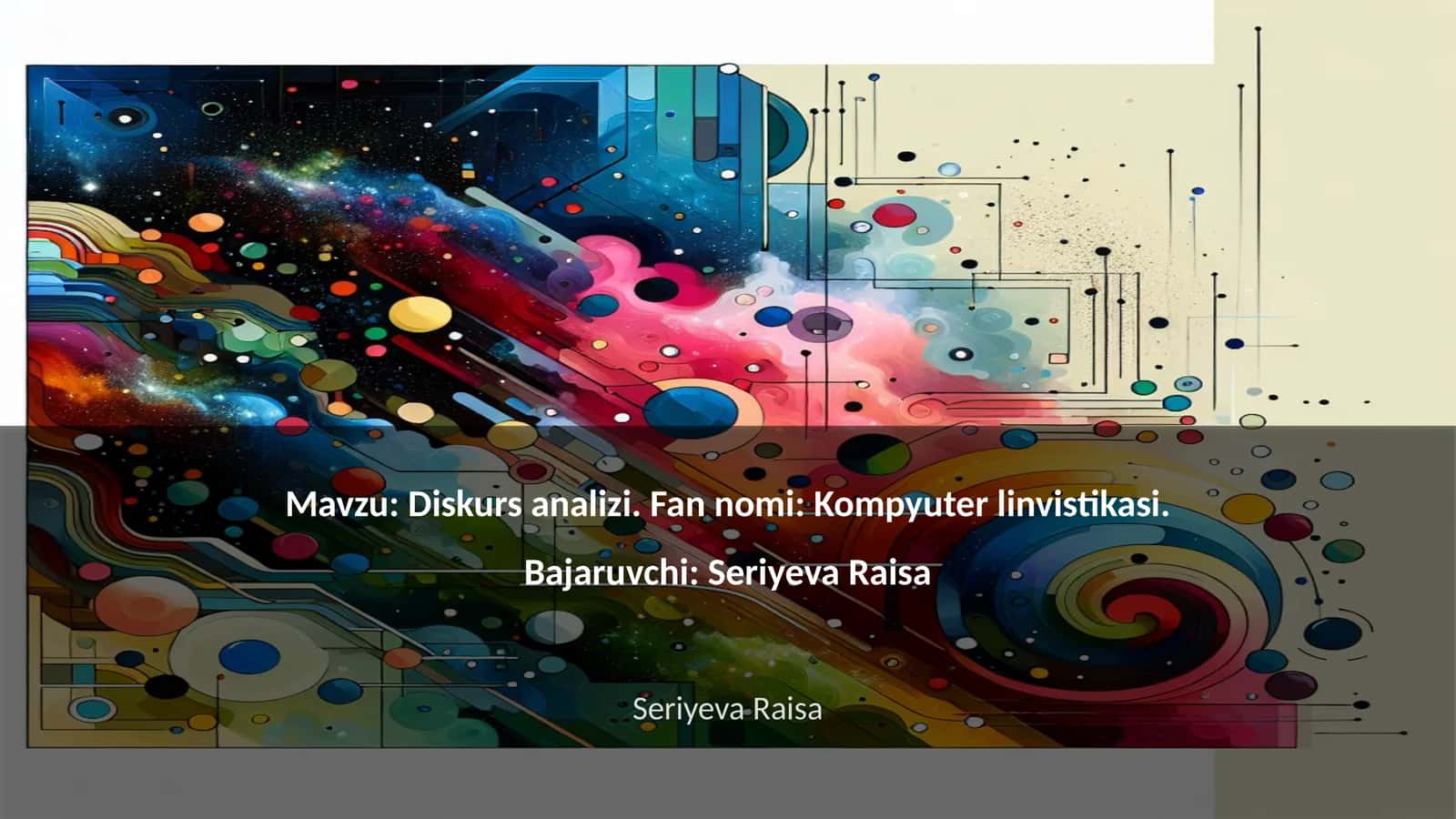 Diskurs analizi