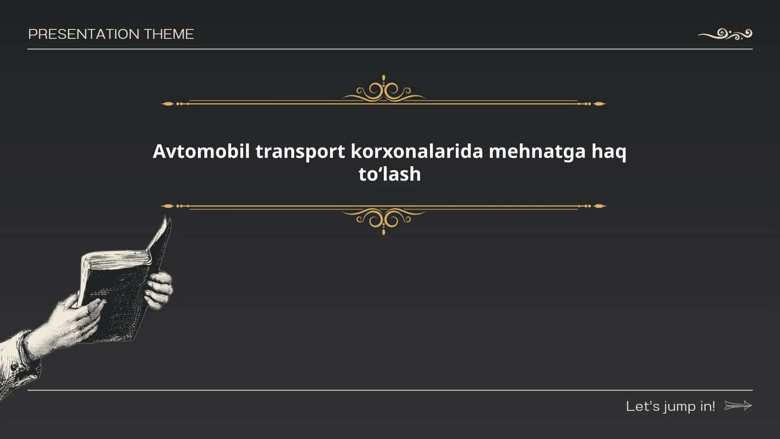 Avtomobil transport korxonalarida mehnatga haq toʻlash