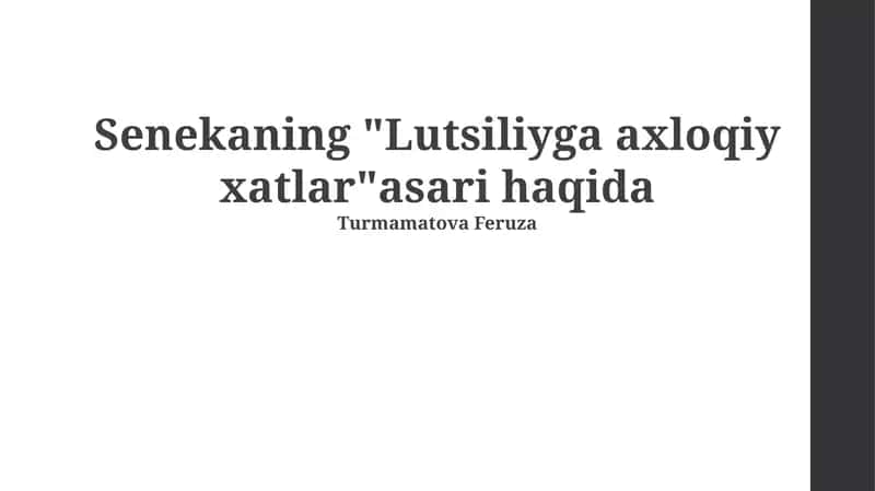 Lutsiliyga axloqiy xatlar