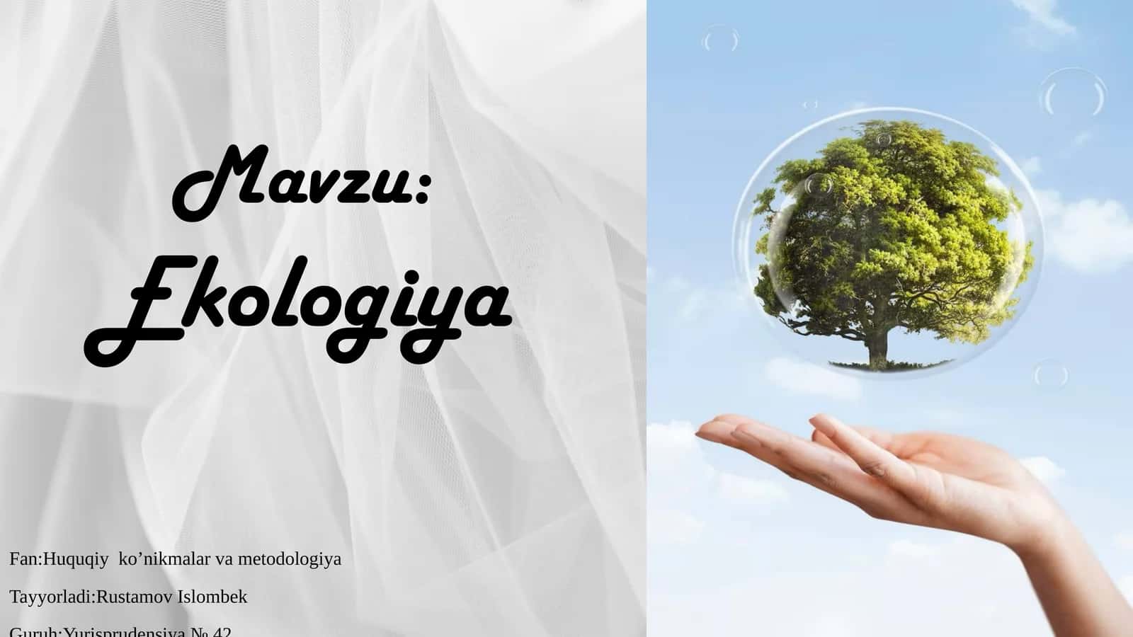Ekologiya
