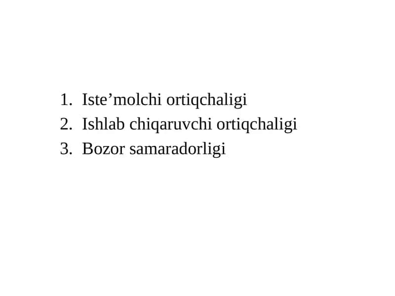 Ishlabchiqaruvchiortiqchaligi
