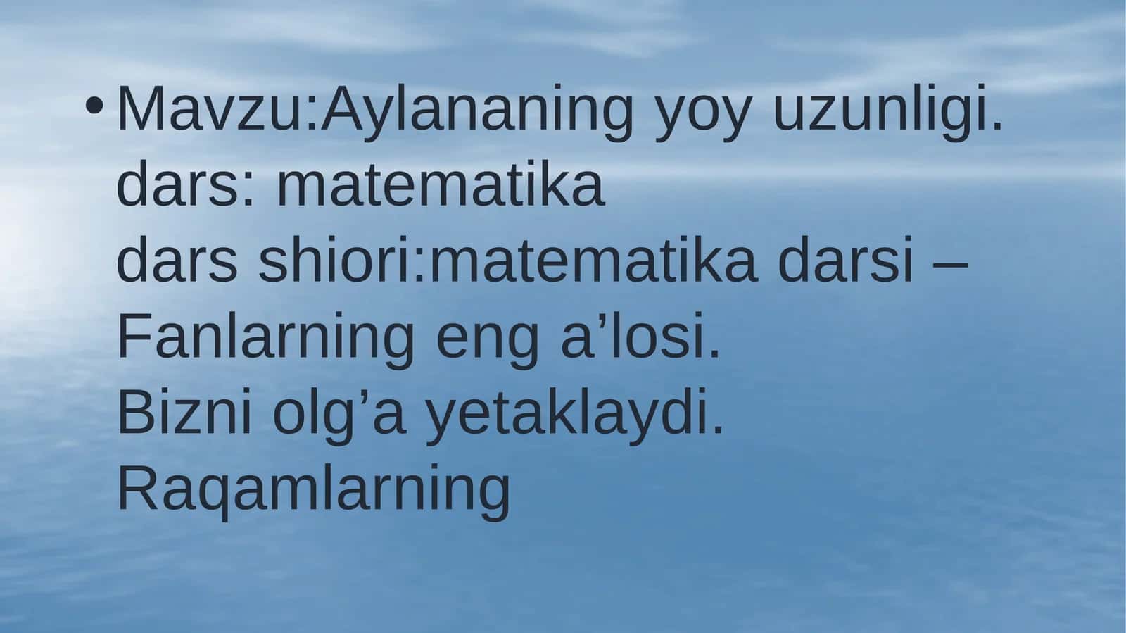 Aylananing yuqunligi