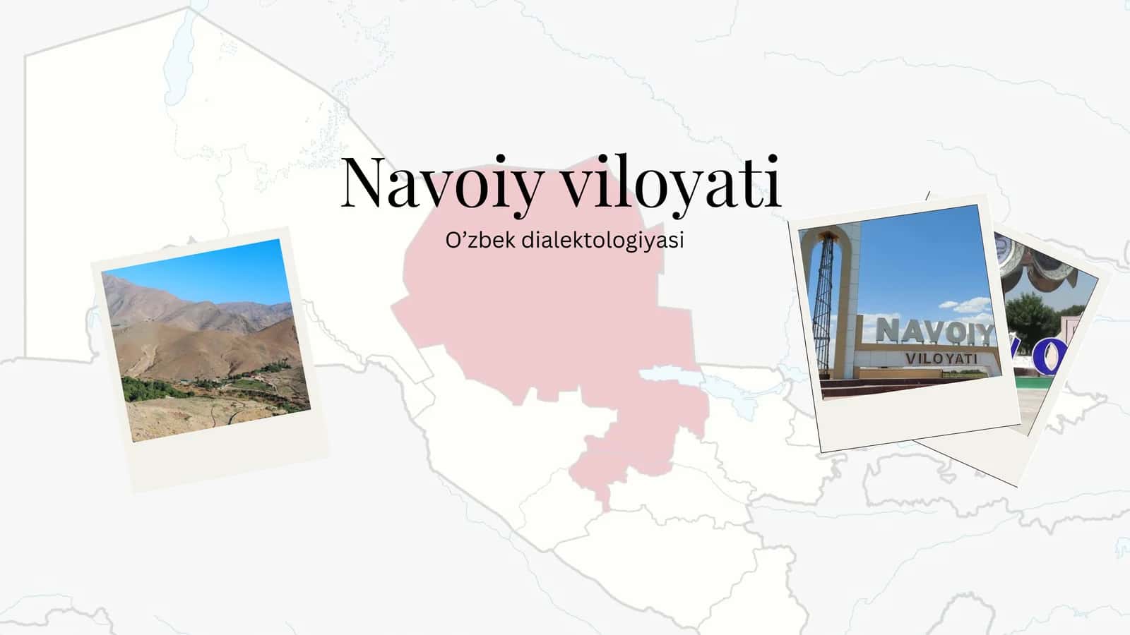 Navoiy viloyati dialektologiyasi