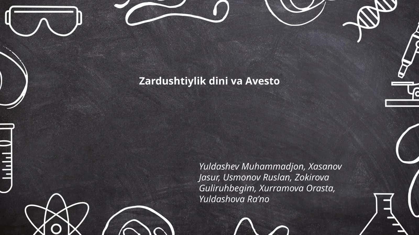 Zardushtiylik dini va Avesto
