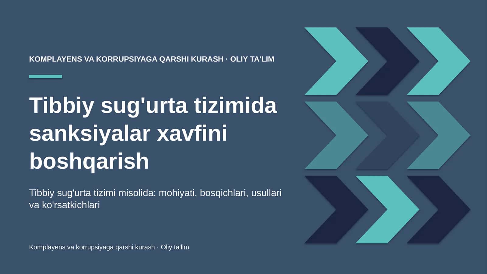 tibbiy sug'urta tizimida sanksiyalar xavfini boshqarish 6195