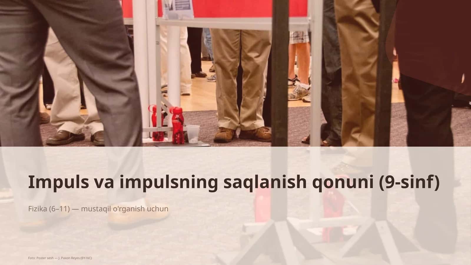 Impuls va impulsning saqlanish qonuni (9-sinf)