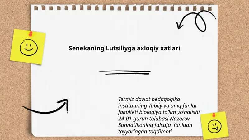 Nazarov Sunnatilloning falsafa fanidan tayyorlagan taqdimoti