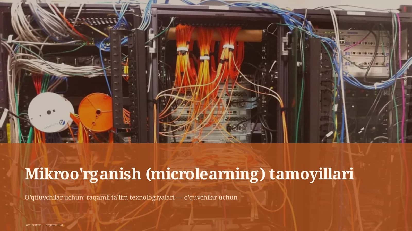 Mikroo'rganish (microlearning) tamoyillari