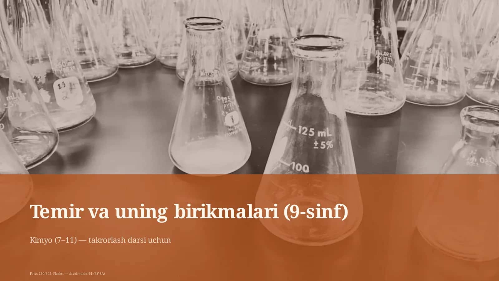 Temir va uning birikmalari (9-sinf)