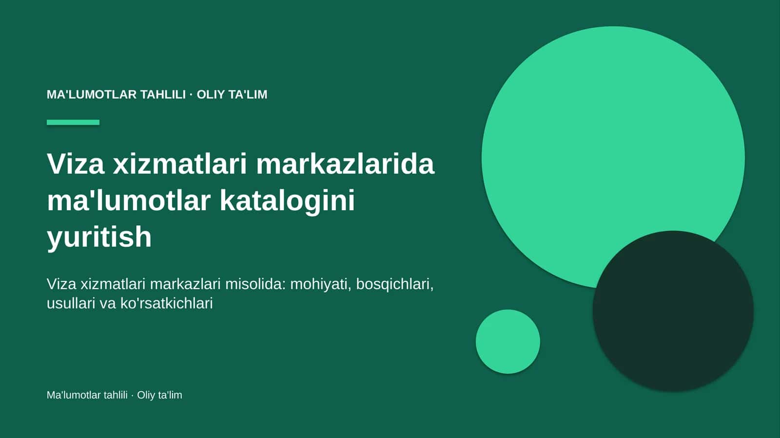 viza xizmatlari markazlarida ma'lumotlar katalogini yuritish 6921