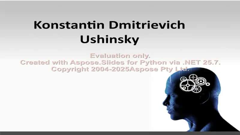 Konstantin Dmitrievich Ushinsky