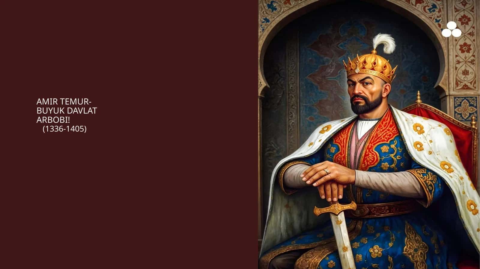 AMIR TEMUR-BUYUK DAVLATARBOBI!(1336-1405)