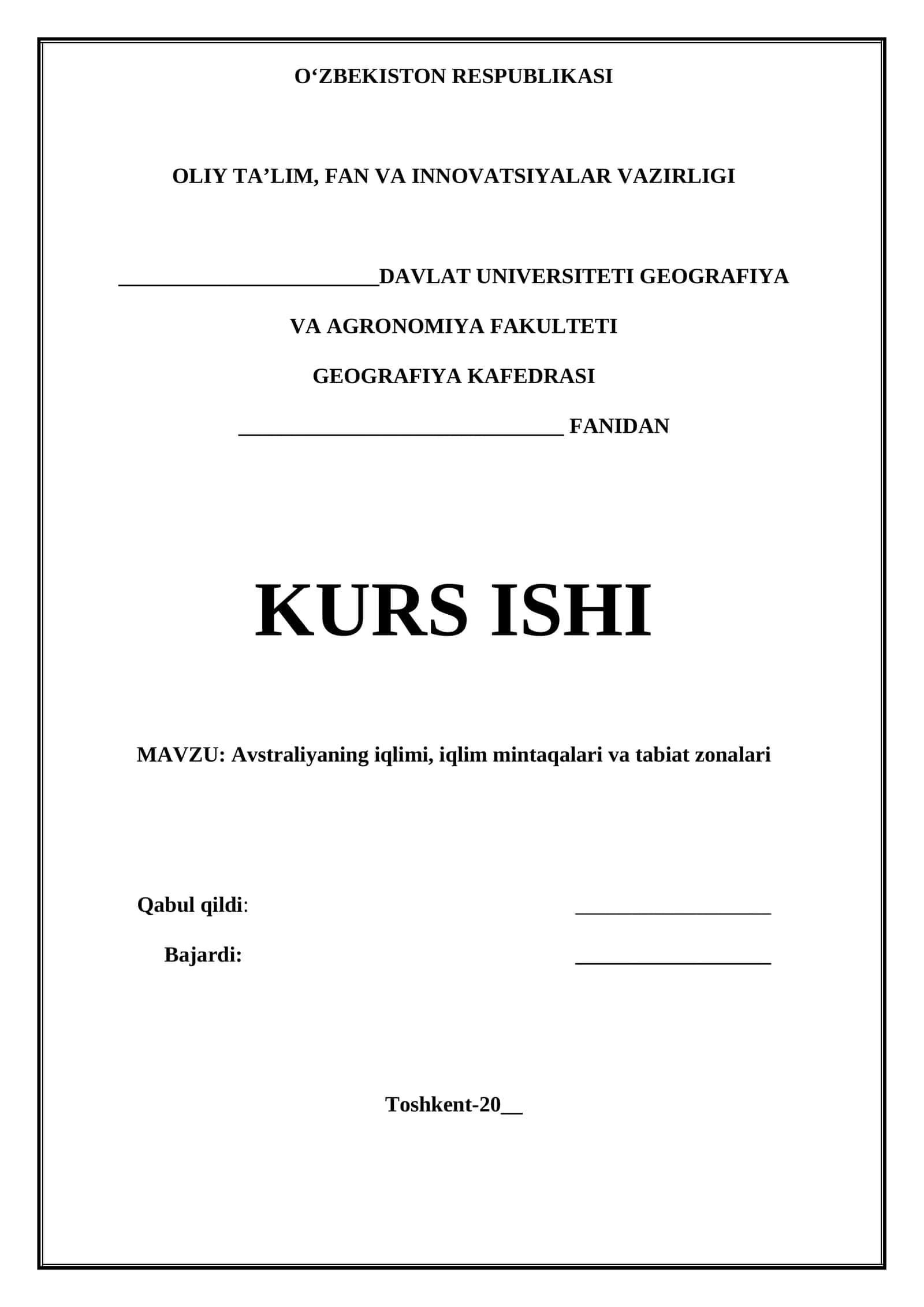 Avstraliyaning iqlimi, iqlim mintaqalari va tabiat zonalari