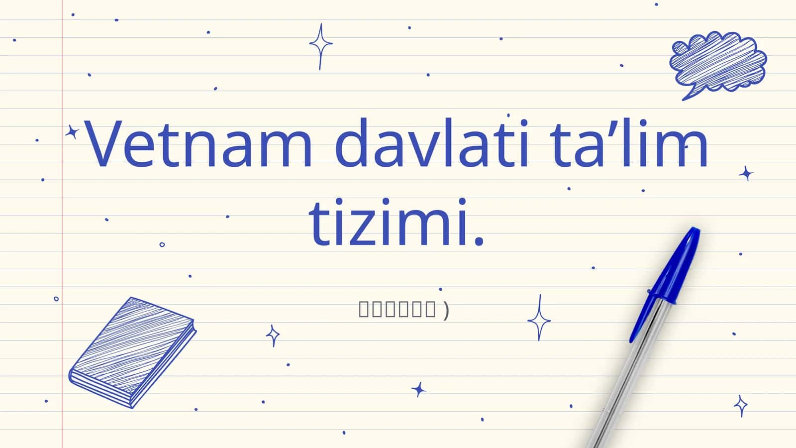 Vetnam davlati ta’lim tizimi