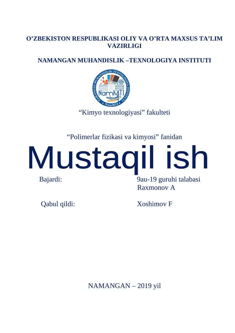Molekulalar tuzilishi.Kimyoviy bog'lanish. Kovalent ion metal vodarod bog’lanishlar
