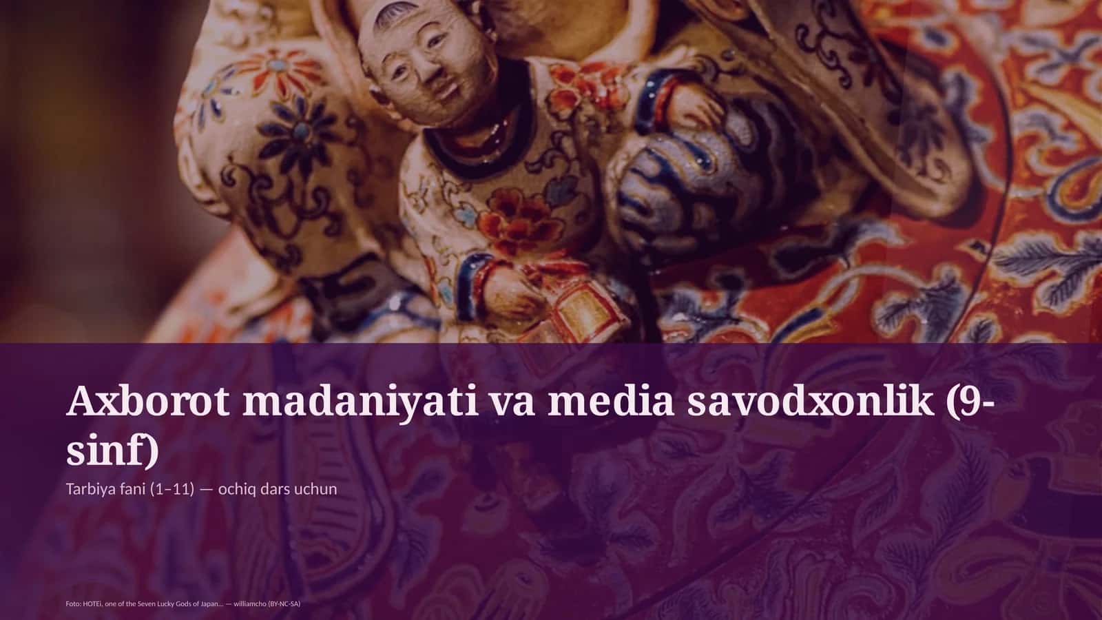 Axborot madaniyati va media savodxonlik (9-sinf)
