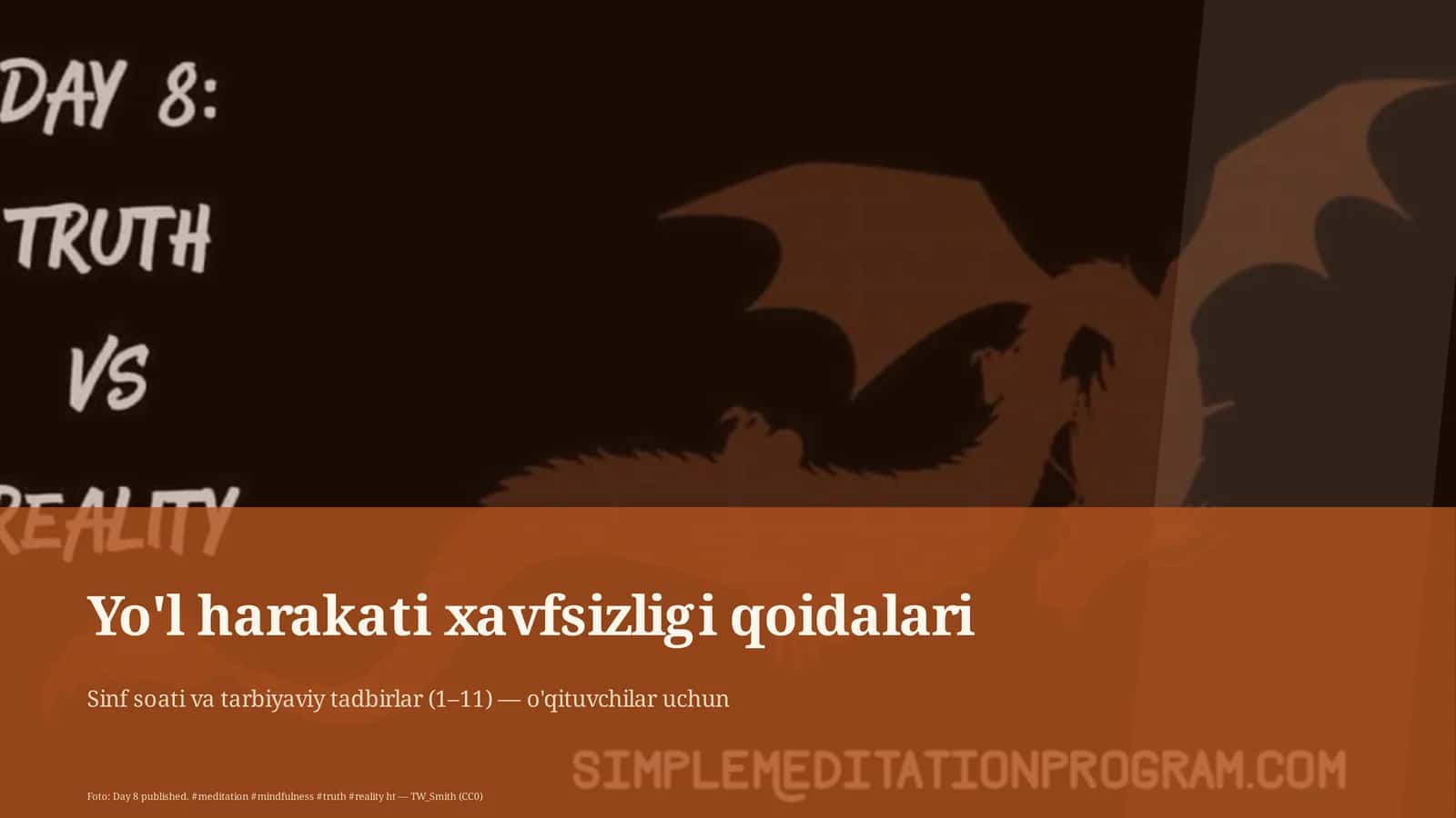 Yo'l harakati xavfsizligi qoidalari