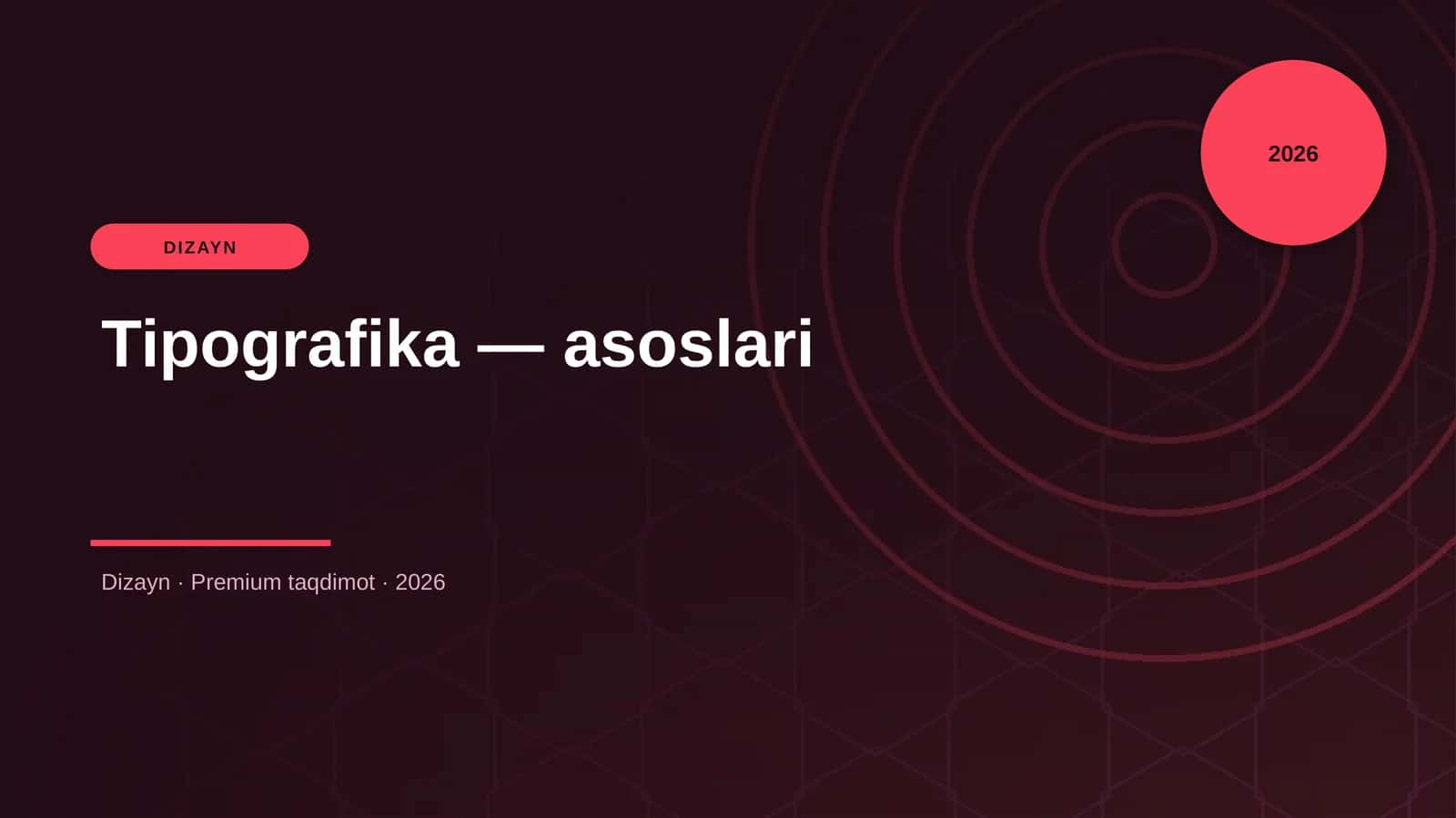 Tipografika — asoslari