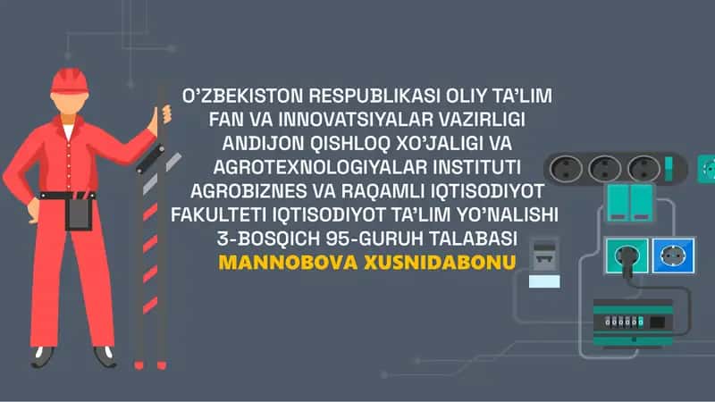 Ishlabchiqarish korxonalarida elektr bilan ishlagan da xavfsizlik choralari