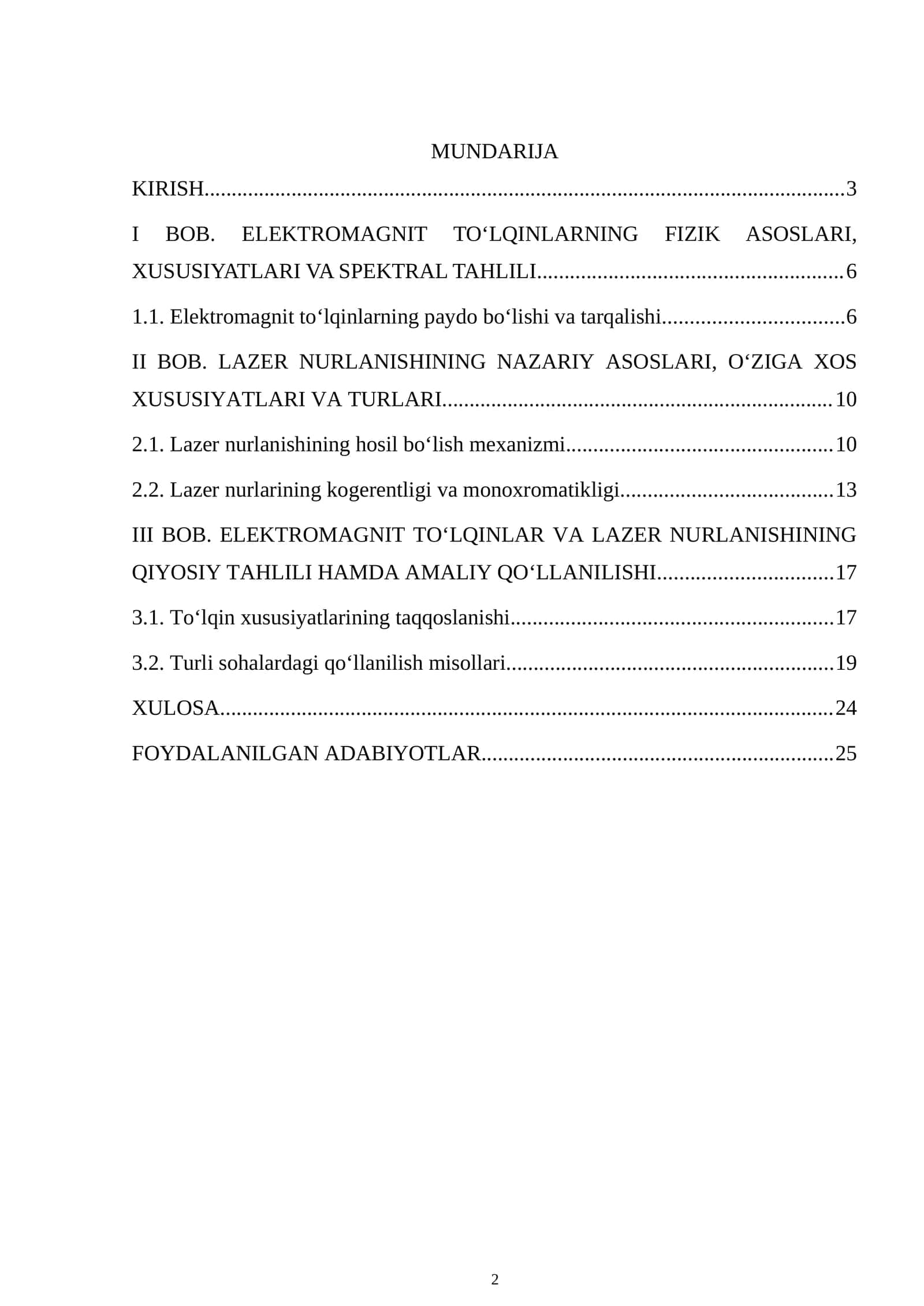 ELEKTROMAGNIT TO‘LQINLARNING LAZER NURLANISHI BILAN TAQQOSLANISHI.docx