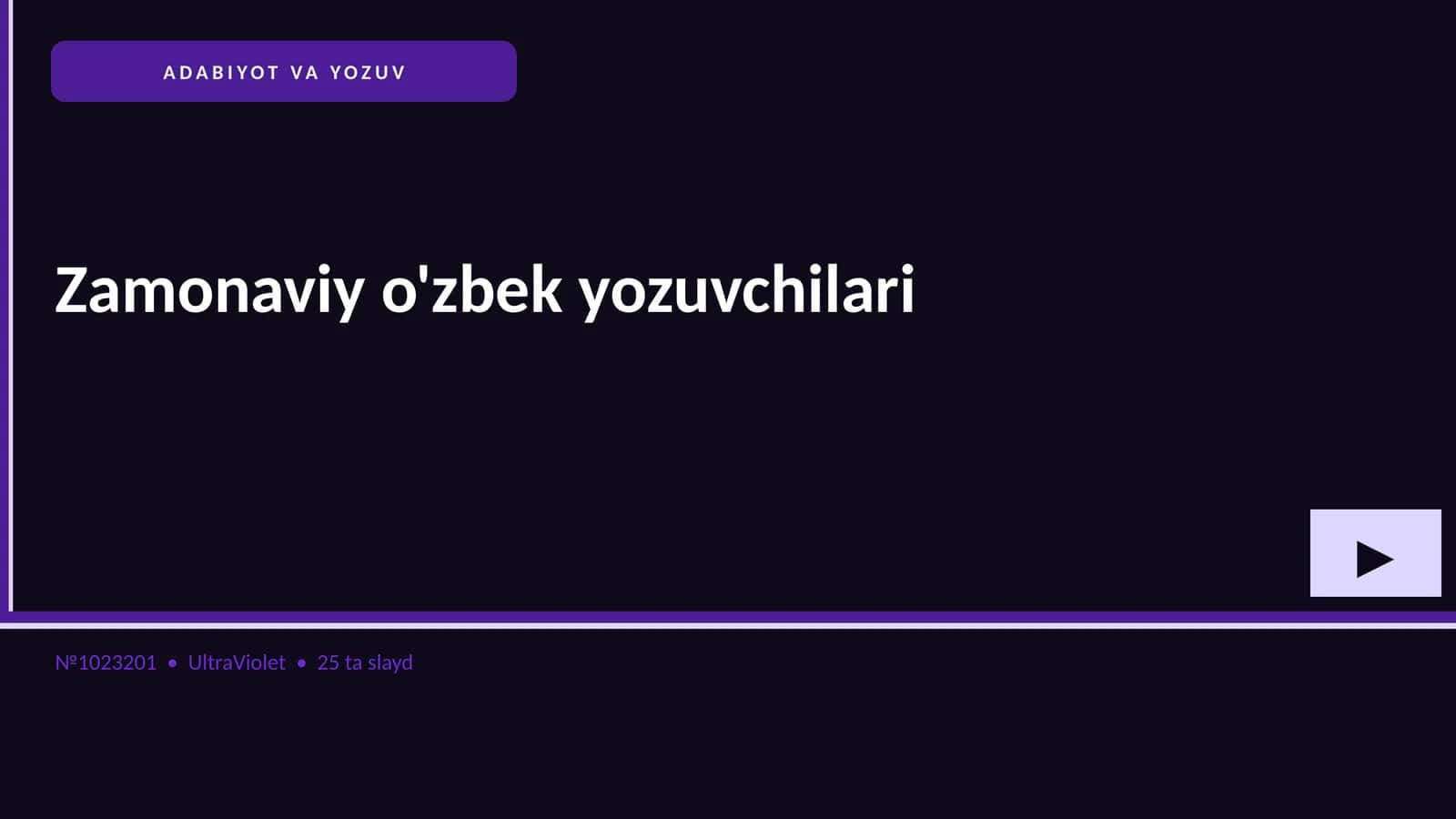 Zamonaviy o'zbek yozuvchilari
