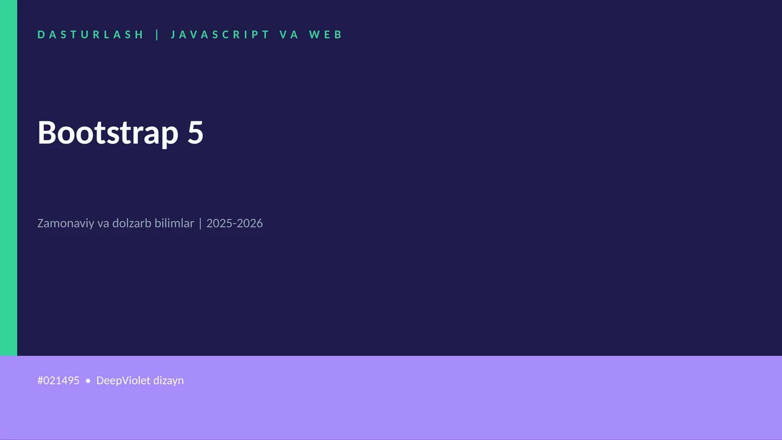 Bootstrap 5