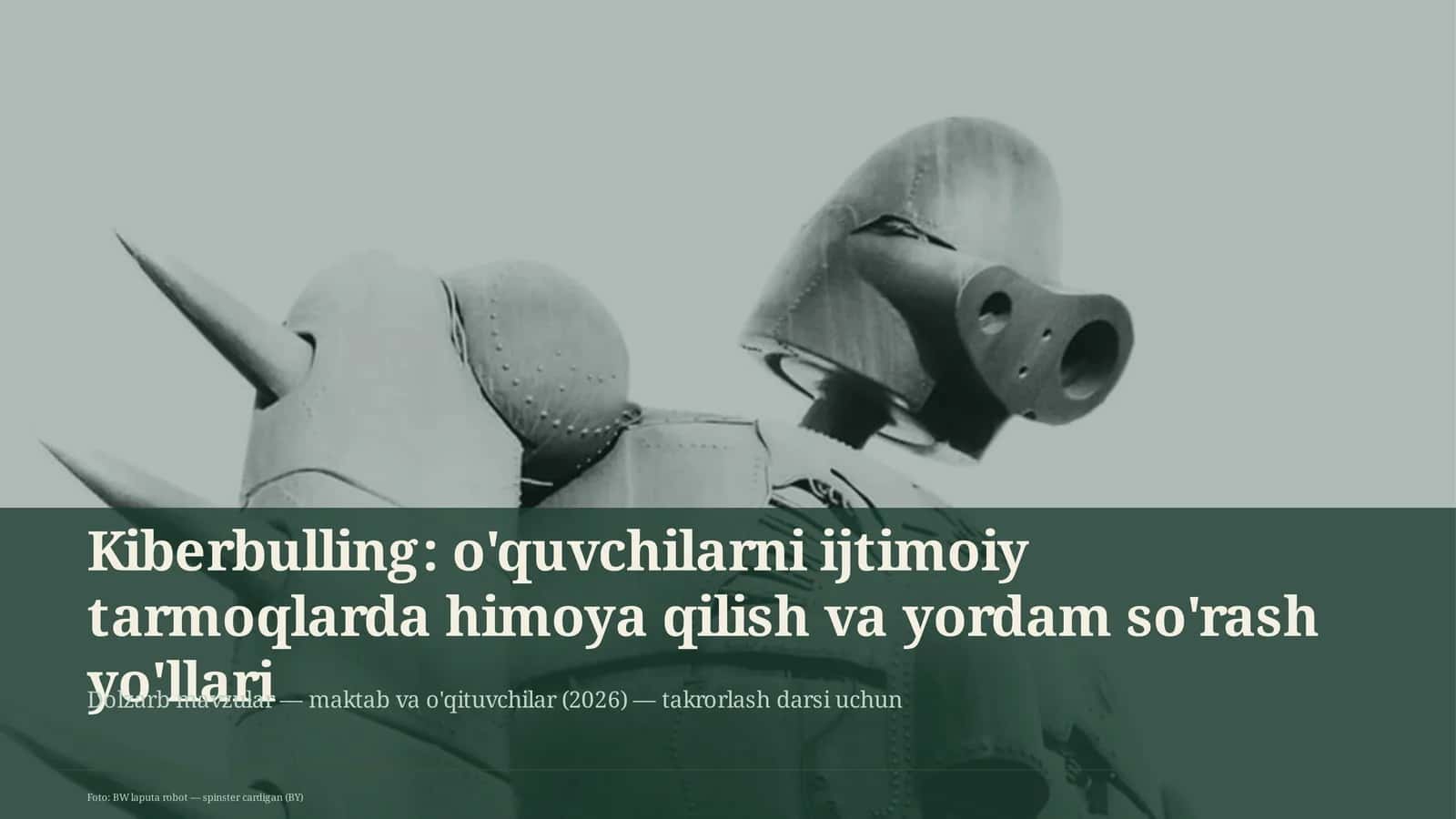 Dolzarb mavzular