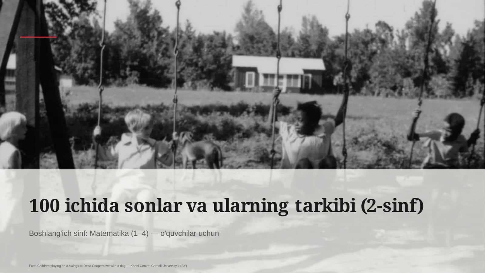 100 ichida sonlar va ularning tarkibi (2-sinf)