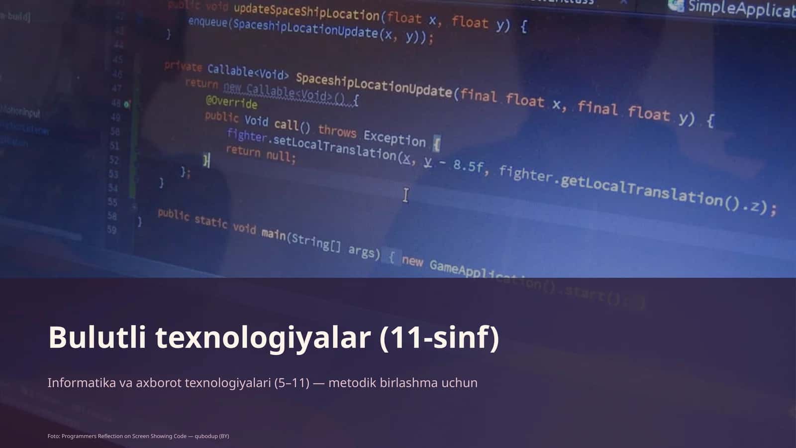 Bulutli texnologiyalar (11-sinf)