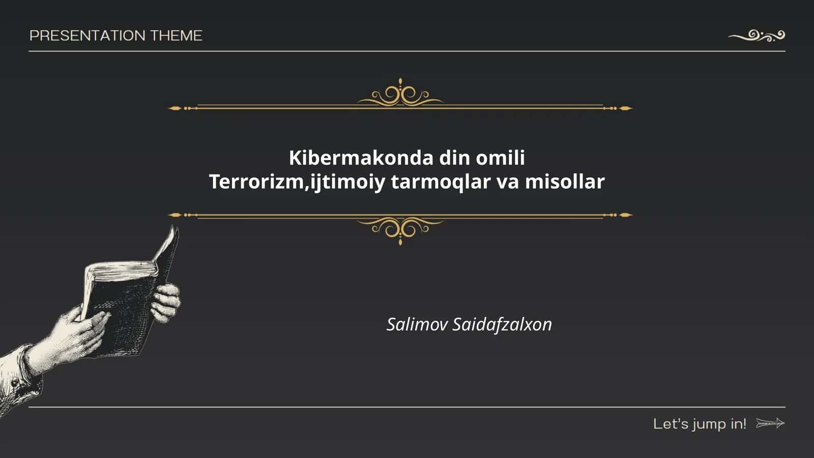 Kibermakonda din omili va internet xavfsizligi