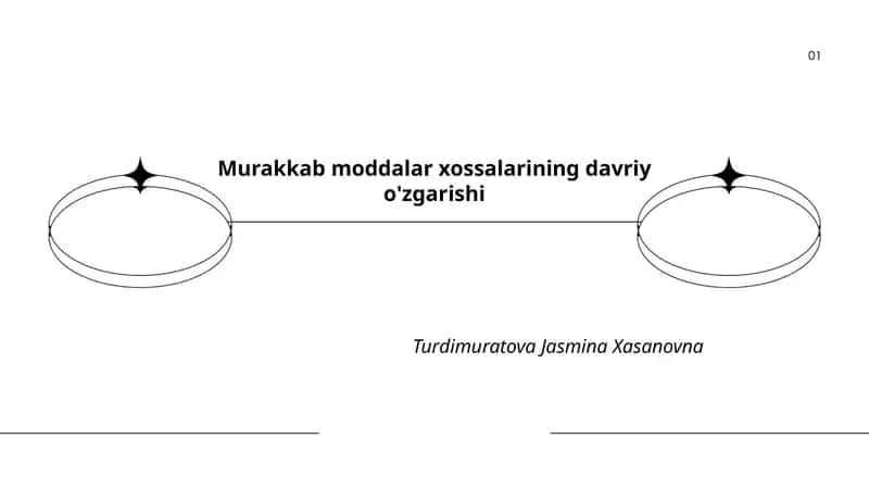 Murakkab moddalar xossalarining davriy o'zgarishi