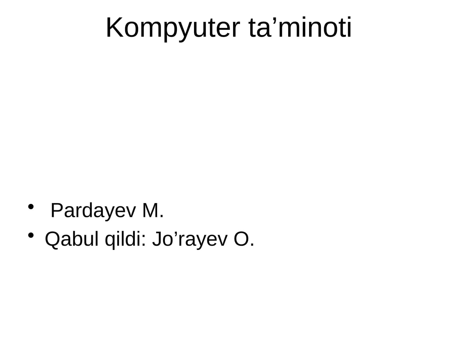 Kompyuter dasturlari
