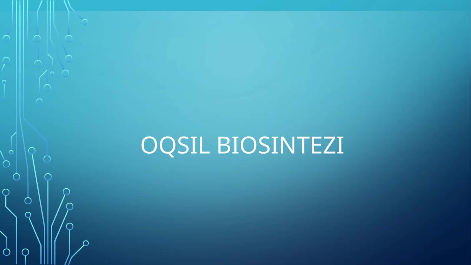 Biologiya fanidan taqdimot