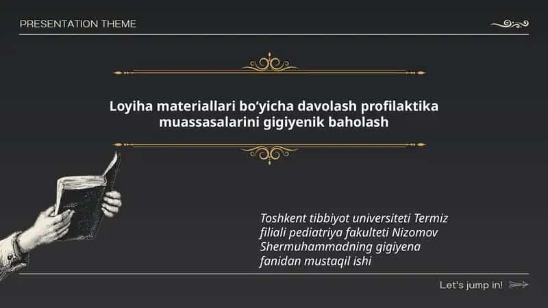 Gigiyena fanidan mustaqil ish