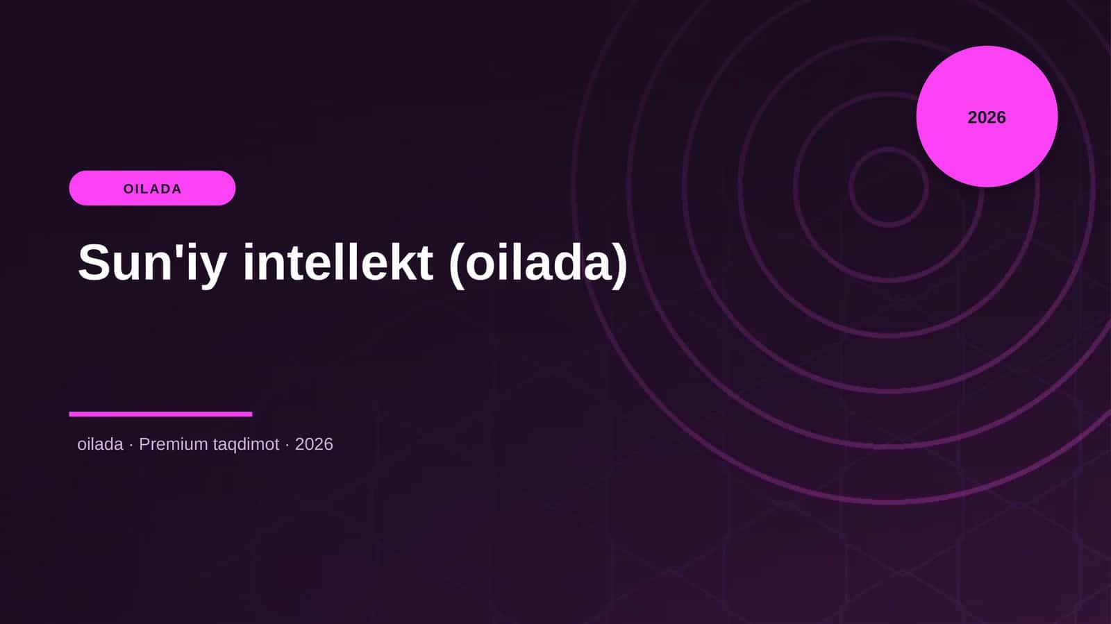 Sun'iy intellekt (oilada)