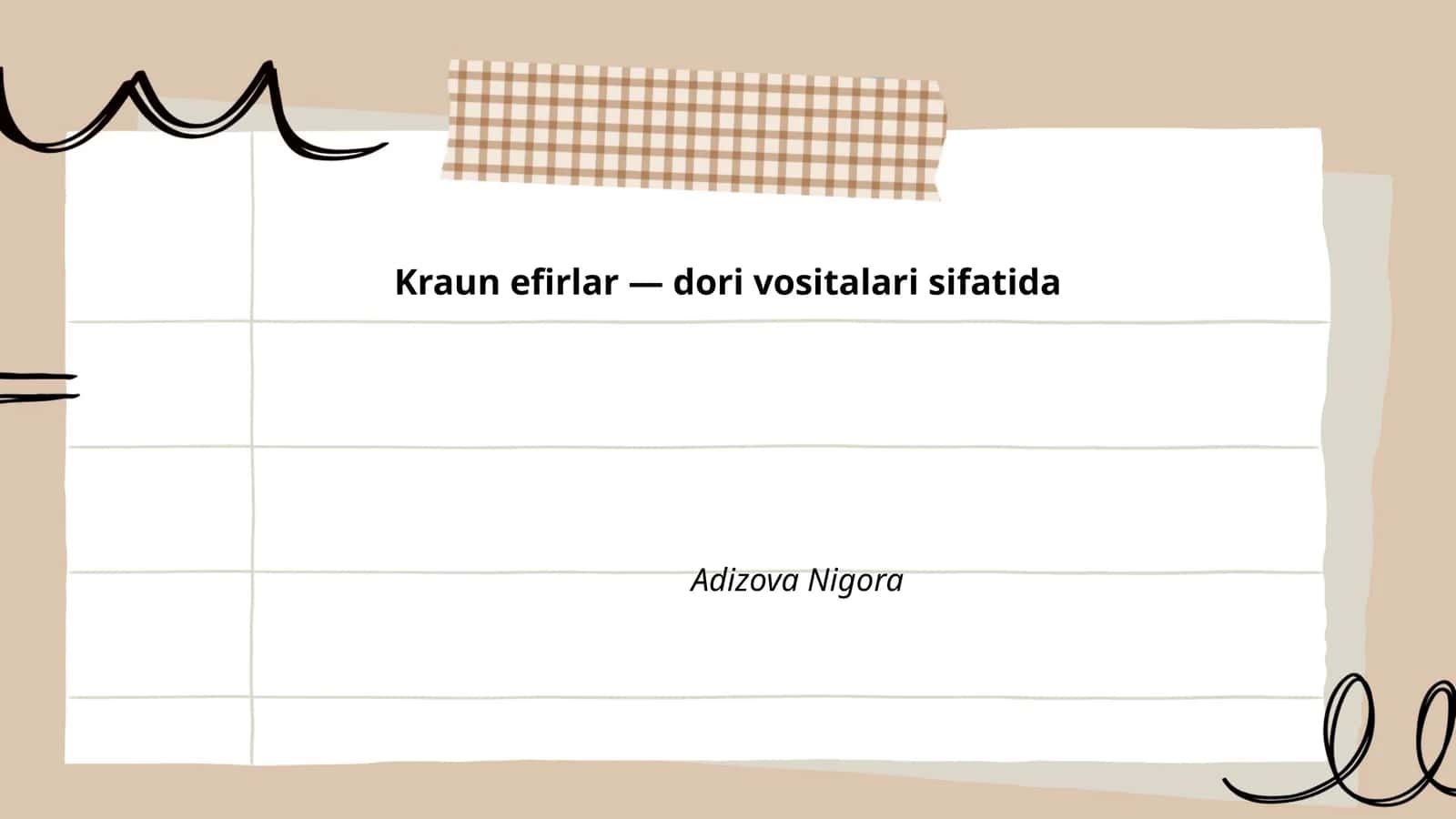 Kraun efirlar