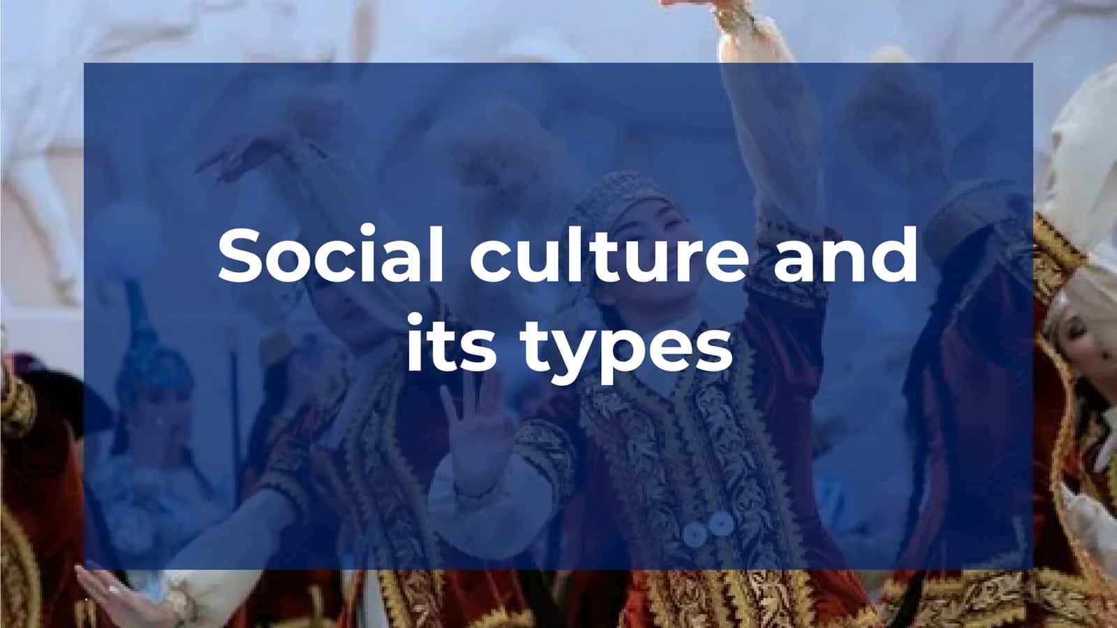 Importance of Social Culture in Society
