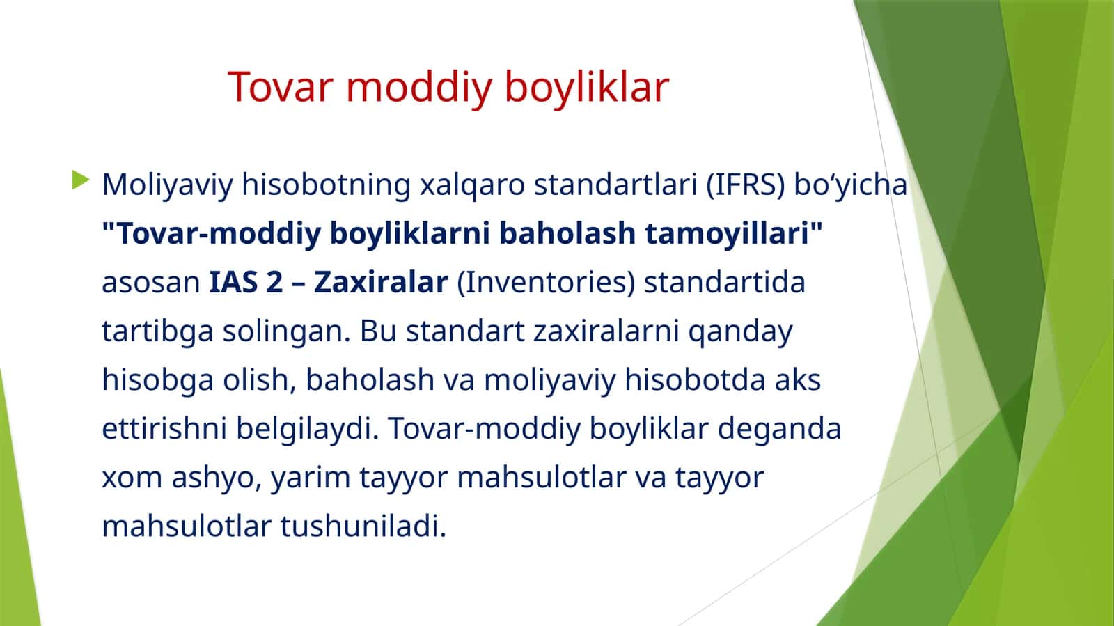 Tovar-moddiy boyliklar